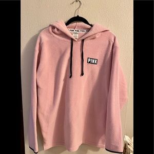 Victoria’s Secret Pink Fleece Pullover-Excellent Condition! Fits like an XL